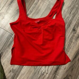 red cute top